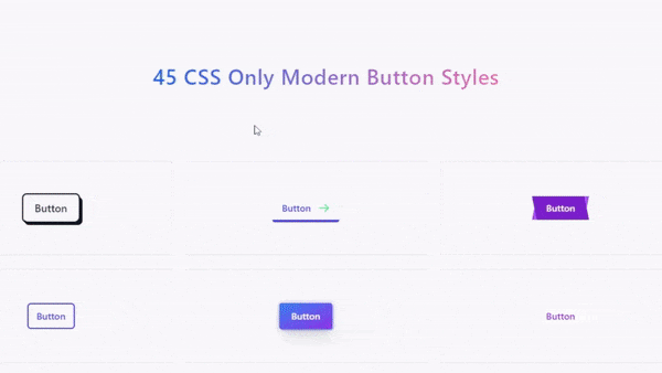 Collection of 45 Tailwind CSS Modern Buttons.gif